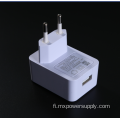 DC5V2.4A Korea Plug Travel Adapter KC KCC: n kanssa